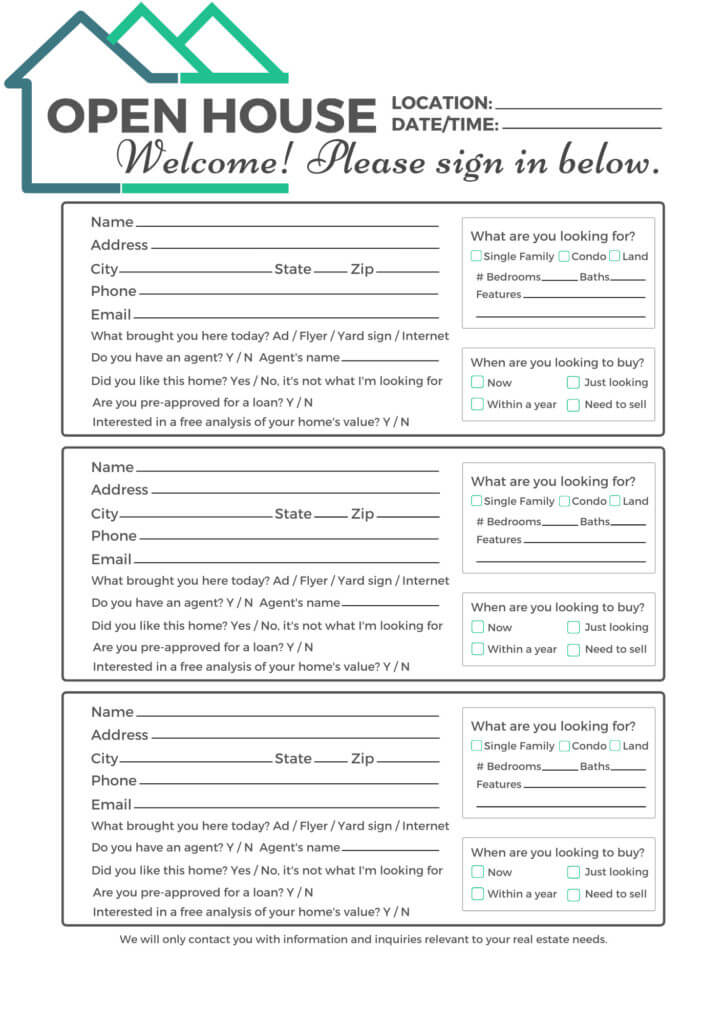 3-free-open-house-sign-in-sheets-to-try-for-your-next-property-with-templates-amitree for Free Printable Real Estate Buyer Questionnaire Form 3 Free Open House Sign-In Sheets to Try for Your Next Property (With Templates) - Amitree for Free Printable Real Estate Buyer Questionnaire Form